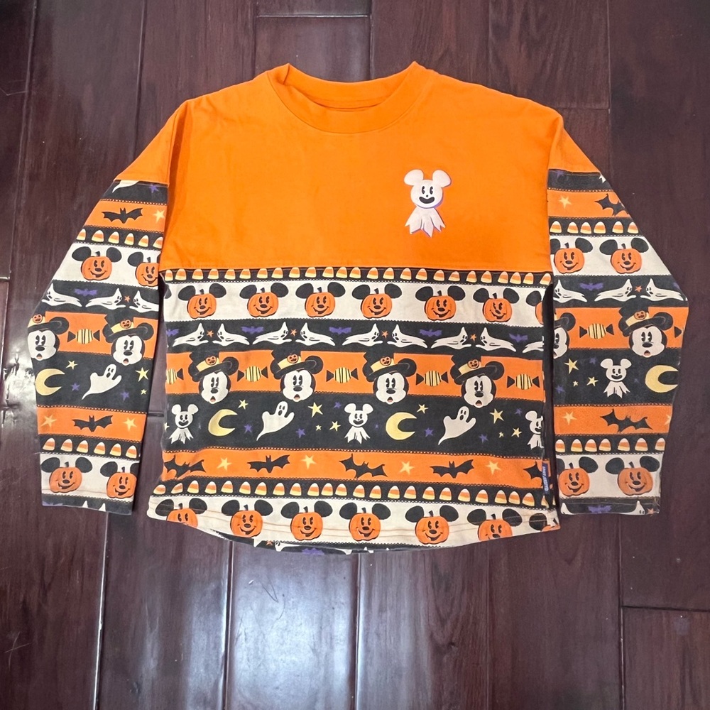 Spirit Jersey Kids Mickey Halloween Shirt - Size 7/8 - EUC